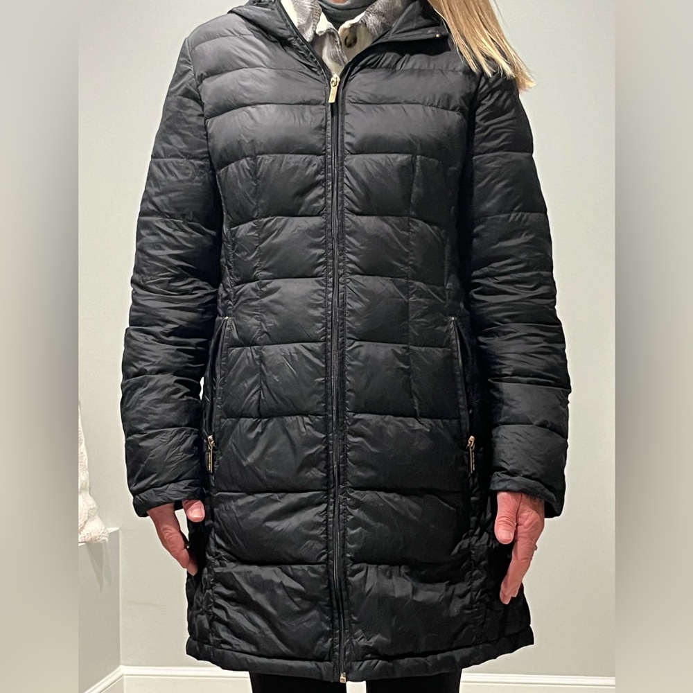 Gently used michael kors packable down jacket black